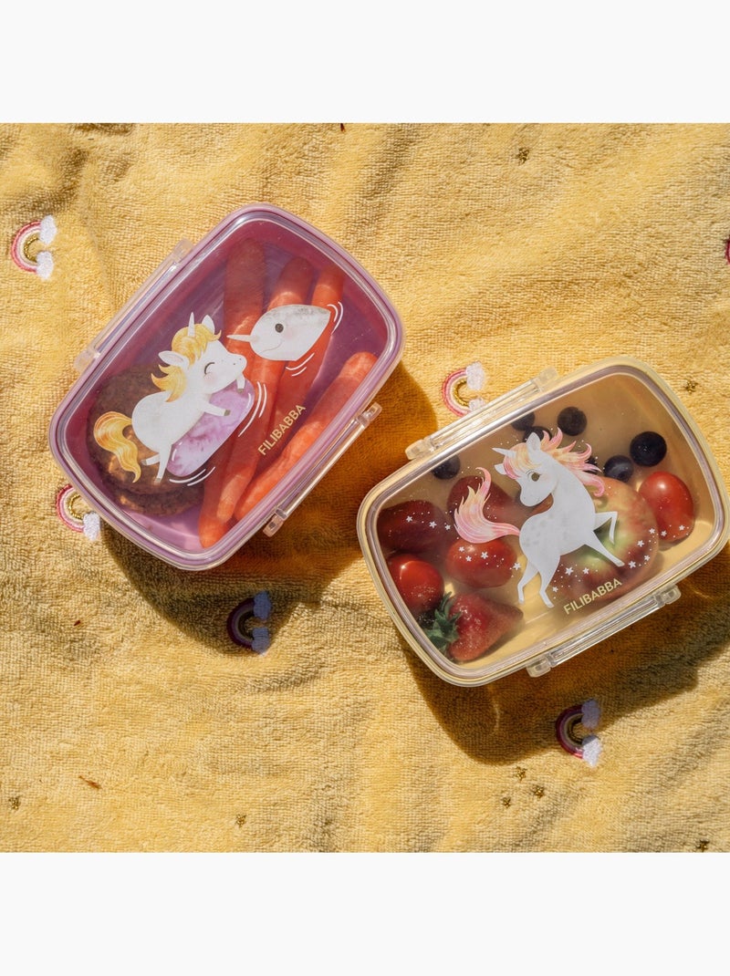 Filibabba - Lot de 2 lunch box Jaune - Kiabi