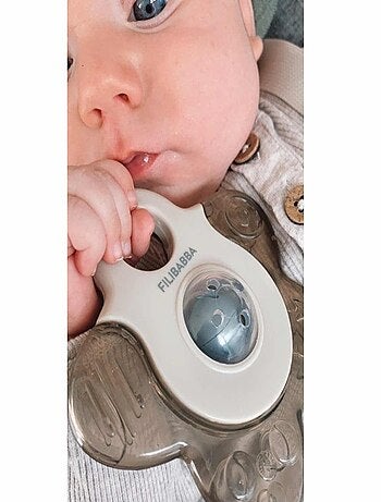 Filibabba | lot de 2 anneaux de dentition réfrigérants étoiles