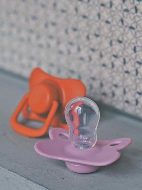 Filibabba | Lot de 2 sucettes anatomique en silicone 0-6m - Kiabi