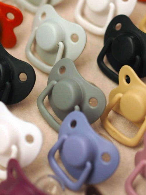 Filibabba | Lot de 2 sucettes anatomique en silicone 6 mois et + - Kiabi