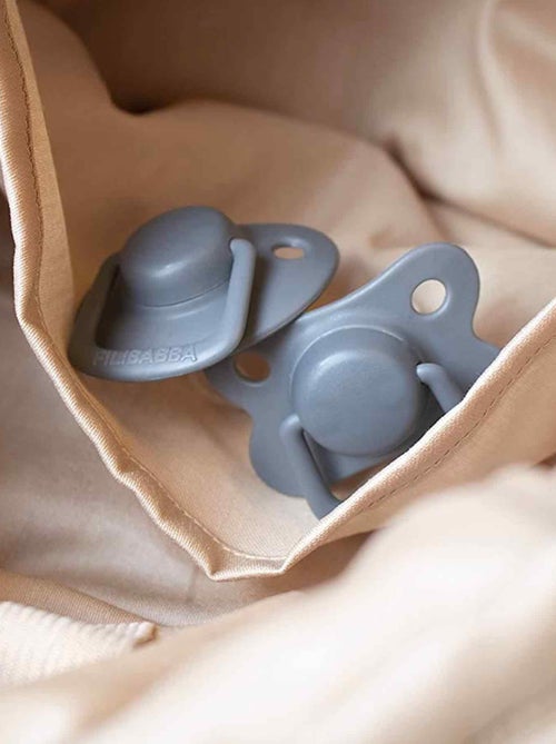 Filibabba | Lot de 2 sucettes anatomique en silicone 6 mois et + - Kiabi