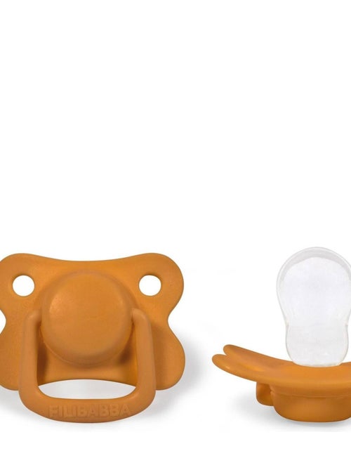 Filibabba | Lot de 2 sucettes anatomique en silicone 6 mois et + - Kiabi