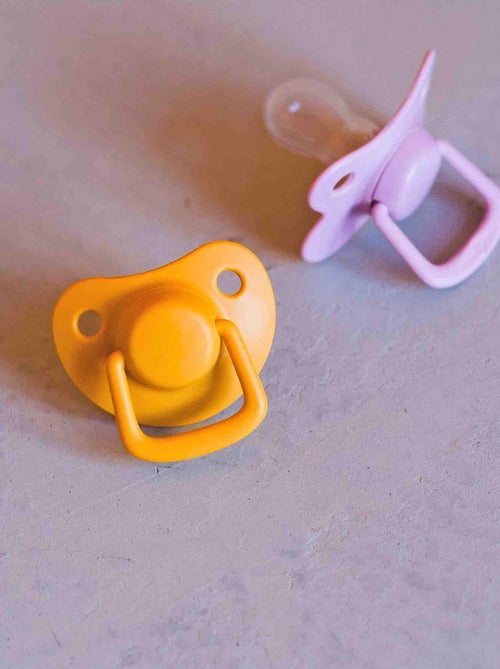 Filibabba | Lot de 2 sucettes anatomique en silicone 6 mois et + - Kiabi