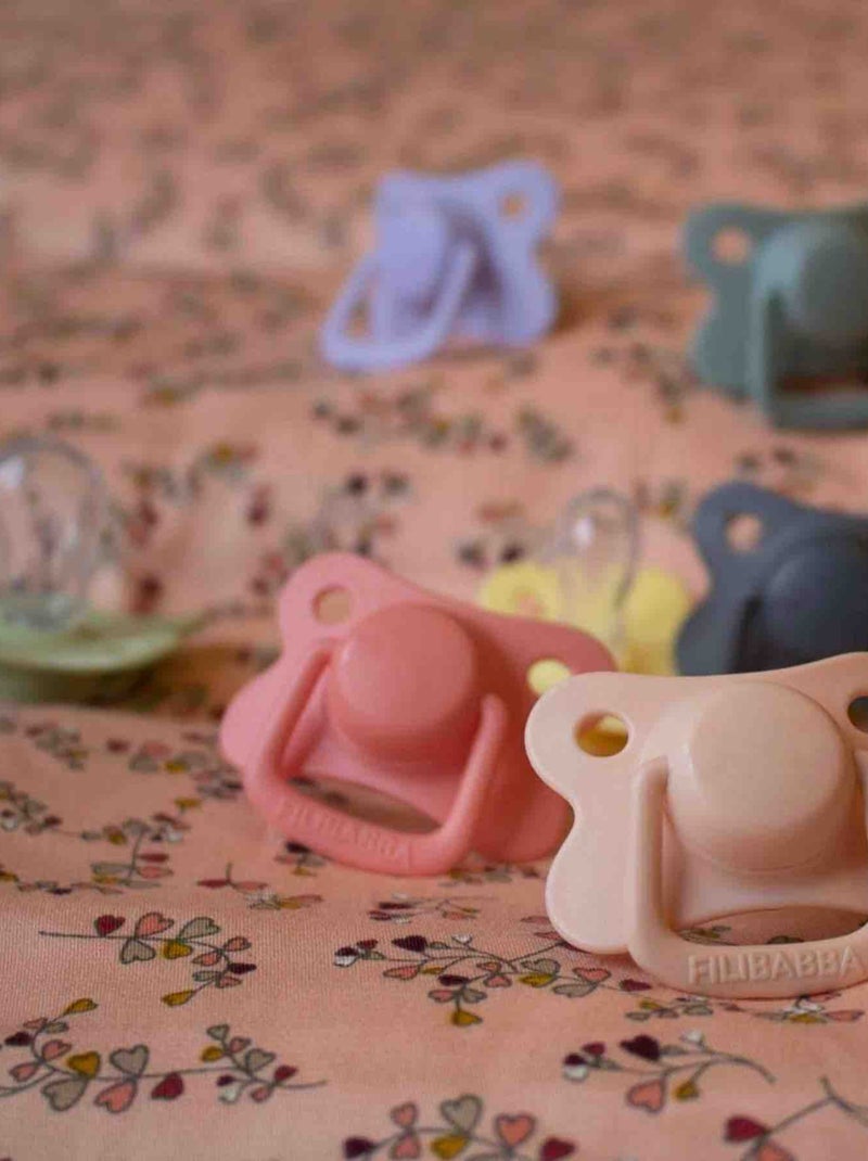 Filibabba | Lot de 2 sucettes anatomique en silicone 6 mois et + Vert - Kiabi