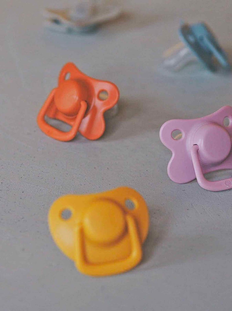 Filibabba | Lot de 2 sucettes anatomique en silicone 6 mois et + Vieux rose - Kiabi