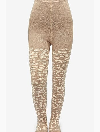 Fille pretty leopard towel acid collant penti