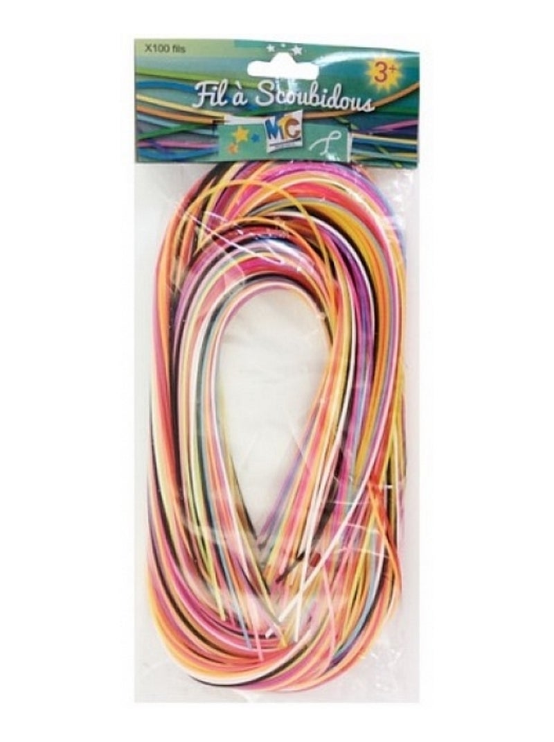 Fils a Scoubidou 100 fils Beige - Kiabi