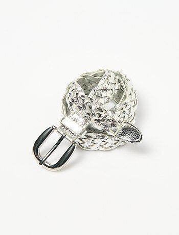 Fine ceinture tressée ajustable