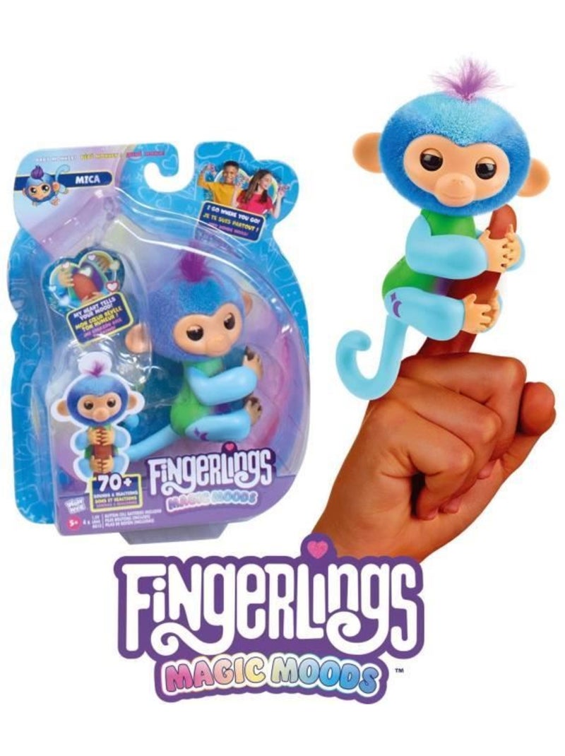 Fingerlings - lansay - magic moods mica - jeu de récré - dès 5 ans Bleu - Kiabi