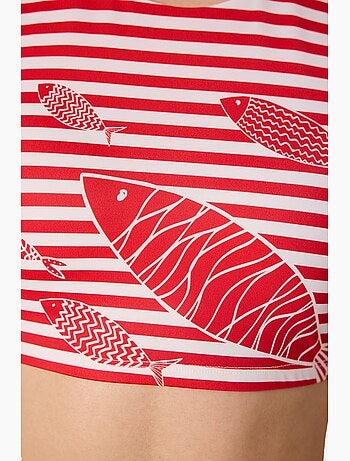 Finy tee haut de bikini rayé penti
