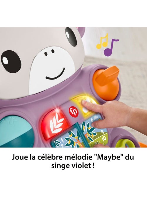 Fisher-price - mon trotteur singe violet - musique, lumières et activités - fisher-price - jgw90 - Kiabi
