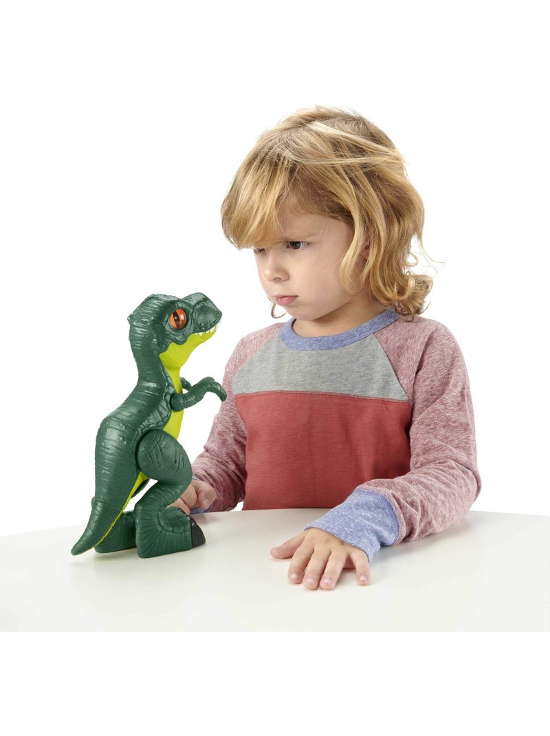 Fisher-price imaginext jurassic world - grande figurine de dinosaure t-rex xl Vert - Kiabi
