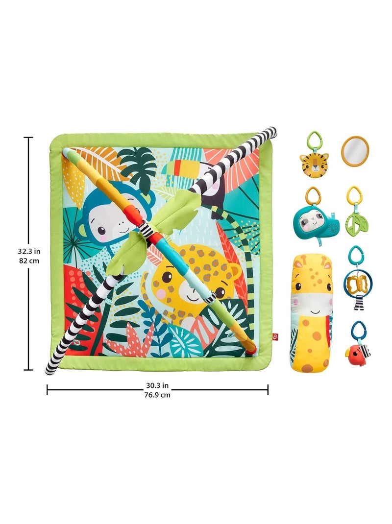 Fisher-Price Jungle 3 en 1 Tapis d'éveil Multicolore - Kiabi