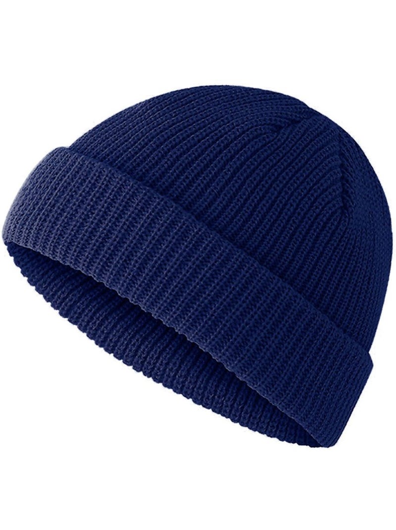 Fisherman mini recycled beanie - beechfield Bleu marine - Kiabi