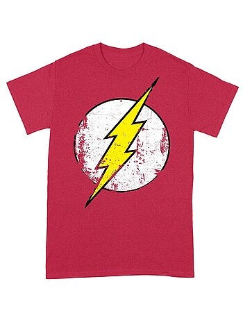 Flash - T-shirt motif/style logo usé