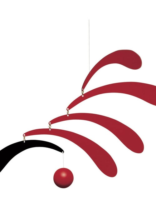 'flensted Mobiles' Flowing Rhythm Red 90x170cm - Kiabi