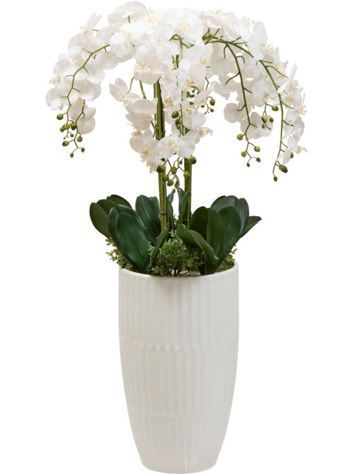 Fleur artificielle h130cm avec pot hotel - Kiabi