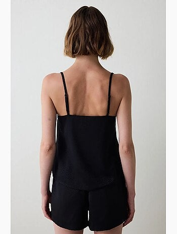 Fleur bas de pyjama en satin penti