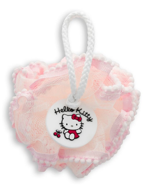 Fleur de Douche Bébé 15×15 cm - Hello Kitty - Éponge Douce Multi-Usage Lavable - Kiabi