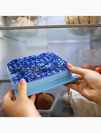 'Fleur de Jardin'' Assiette EasyMat et son sac isotherme