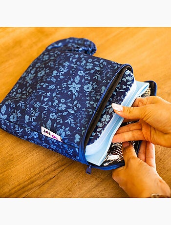 'Fleur de Jardin'' Assiette EasyMat et son sac isotherme