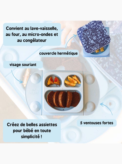 'Fleur de Jardin'' Assiette EasyMat et son sac isotherme - Kiabi