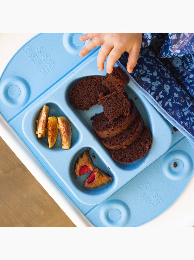 'Fleur de Jardin'' Assiette EasyMat et son sac isotherme Bleu - Kiabi