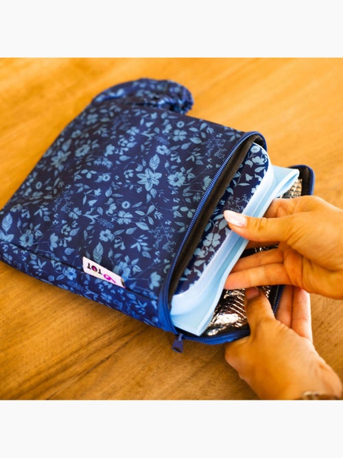 'Fleur de Jardin'' Assiette EasyMat et son sac isotherme - Kiabi