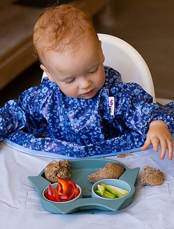 'Fleur de Jardin'' Bavoir pour le Kit Tidy Tot - manches longues