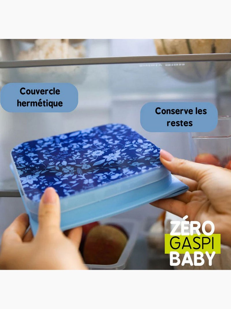 'Fleur de Jardin'' Coffret Complet Repas Bleu - Kiabi