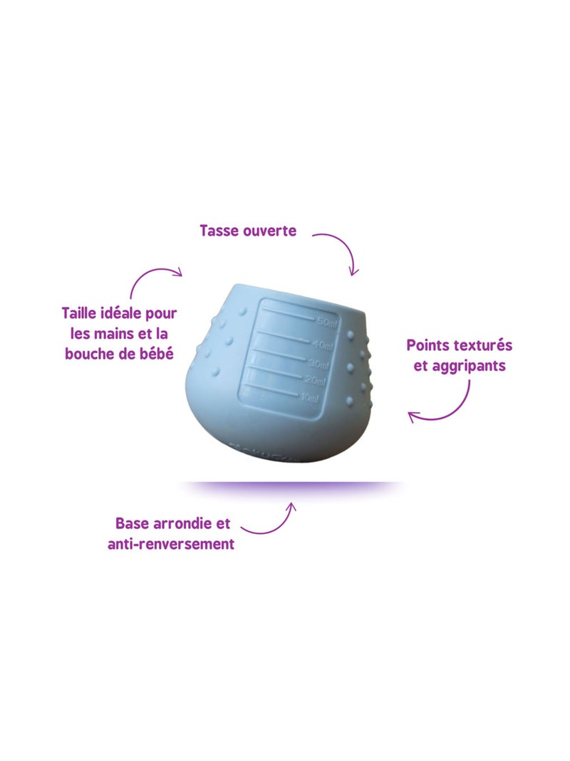 'Fleur de Jardin'' Dinky Cup Tasse d'apprentissage Bleu - Kiabi