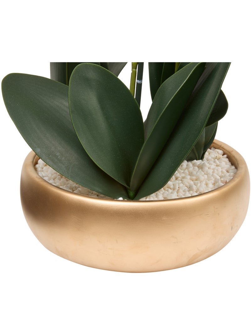 Fleur en pot SANAE Doré - Kiabi