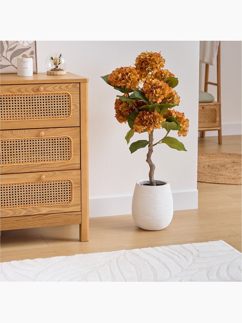 Fleurs d'hortensia artificielles MIKA Orange - Kiabi