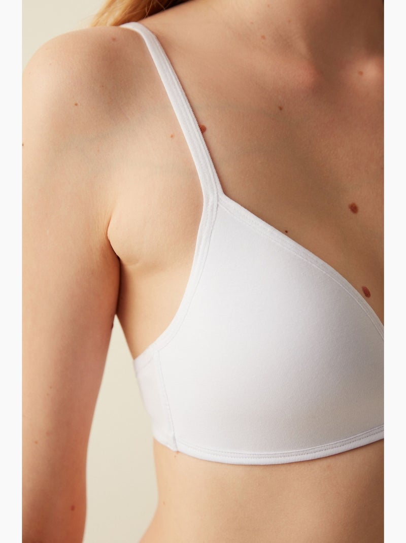 Flex soutien-gorge souple sans armatures penti Blanc - Kiabi