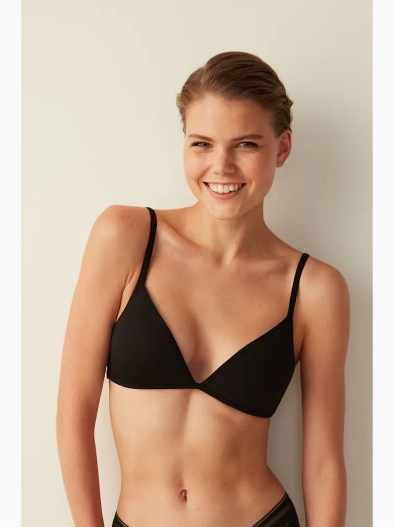 Flex soutien-gorge souple sans armatures penti Noir - Kiabi