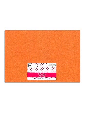Flex thermocollant à paillettes - Orange Fluo - 30 - Draeger