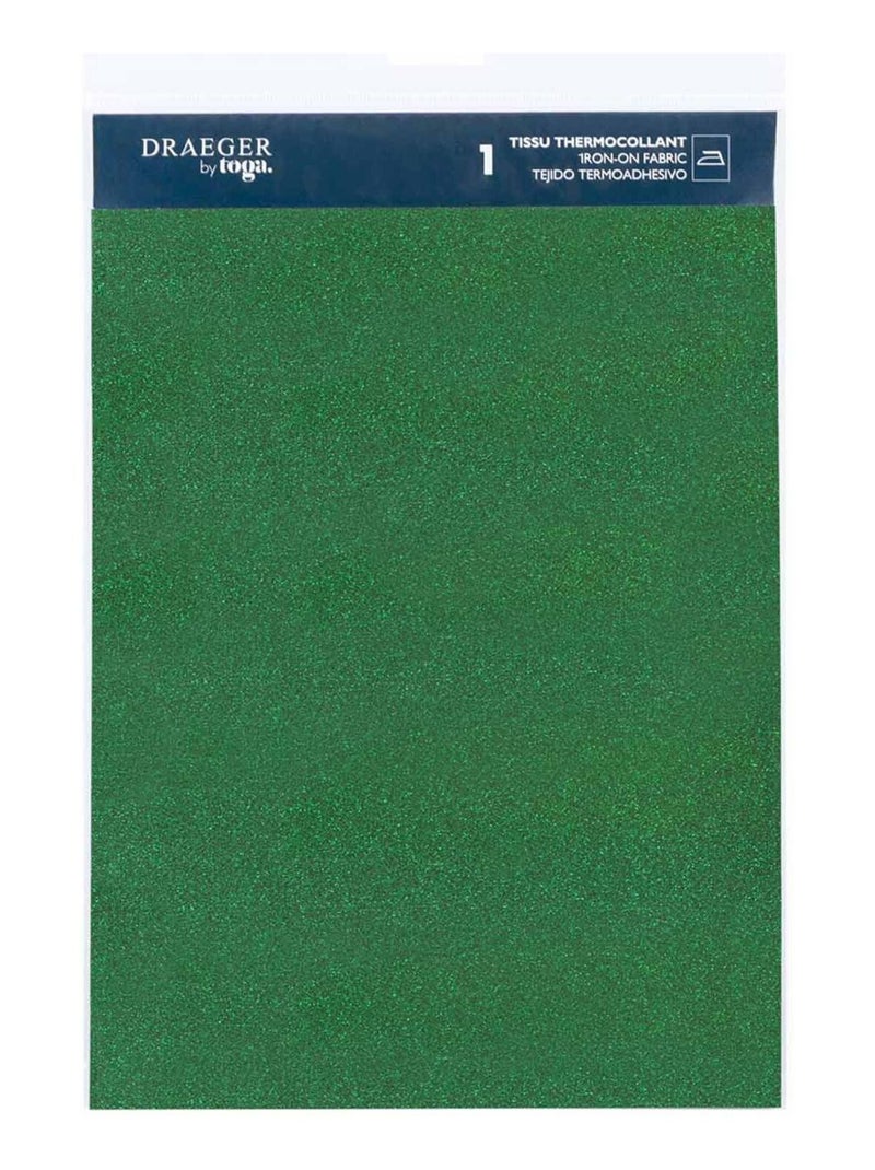 Flex thermocollant à paillettes - Vert Sapin- 30 x - Draeger Vert - Kiabi
