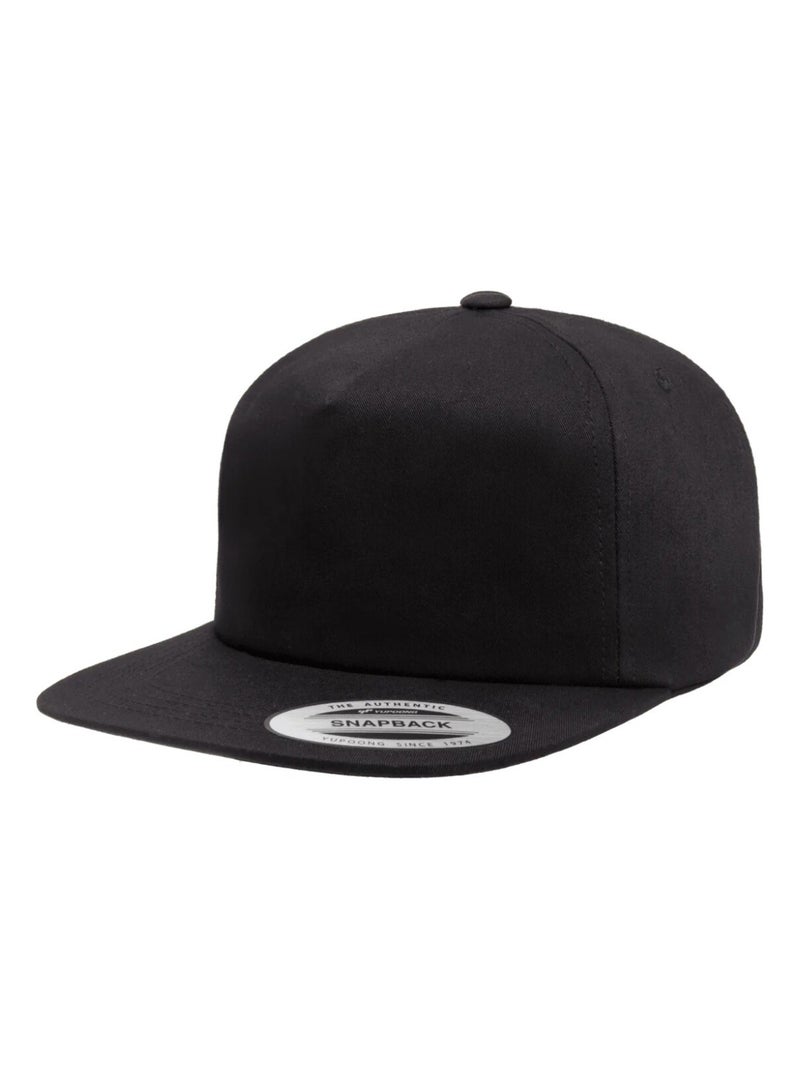 Flexfit - Casquette ajustable motif/style 5 panneaux Noir - Kiabi