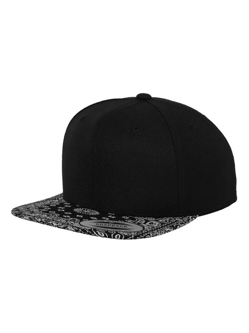 Flexfit - Casquette ajustable motif/style cachemire Noir - Kiabi