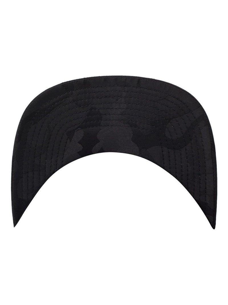 Flexfit - Casquette ajustable motif/style camouflage sur visière Noir - Kiabi
