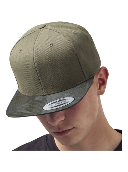 Flexfit - Casquette ajustable motif/style camouflage sur visière - Kiabi
