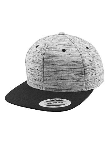 Flexfit - Casquette ajustable motif/style Couronne chinée
