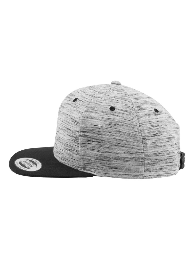 Flexfit - Casquette ajustable motif/style Couronne chinée Noir Gris - Kiabi