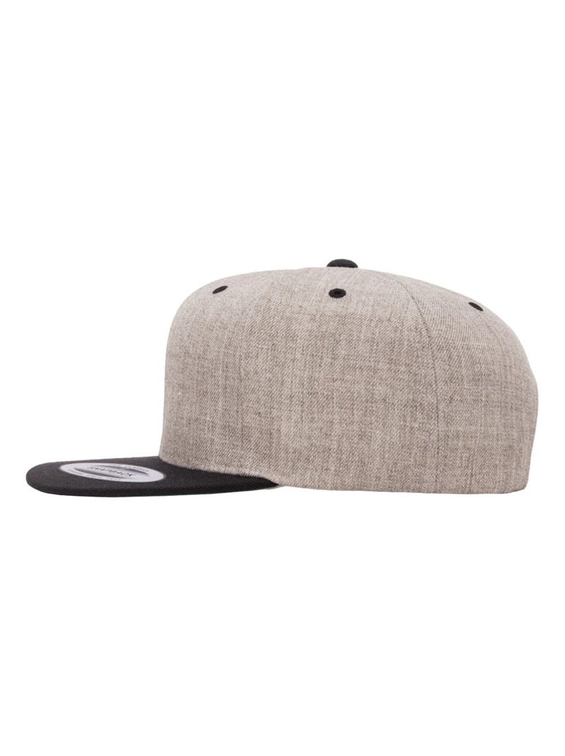 Flexfit - Casquette ajustable motif/style Deux Tons Gris Noir Noir - Kiabi