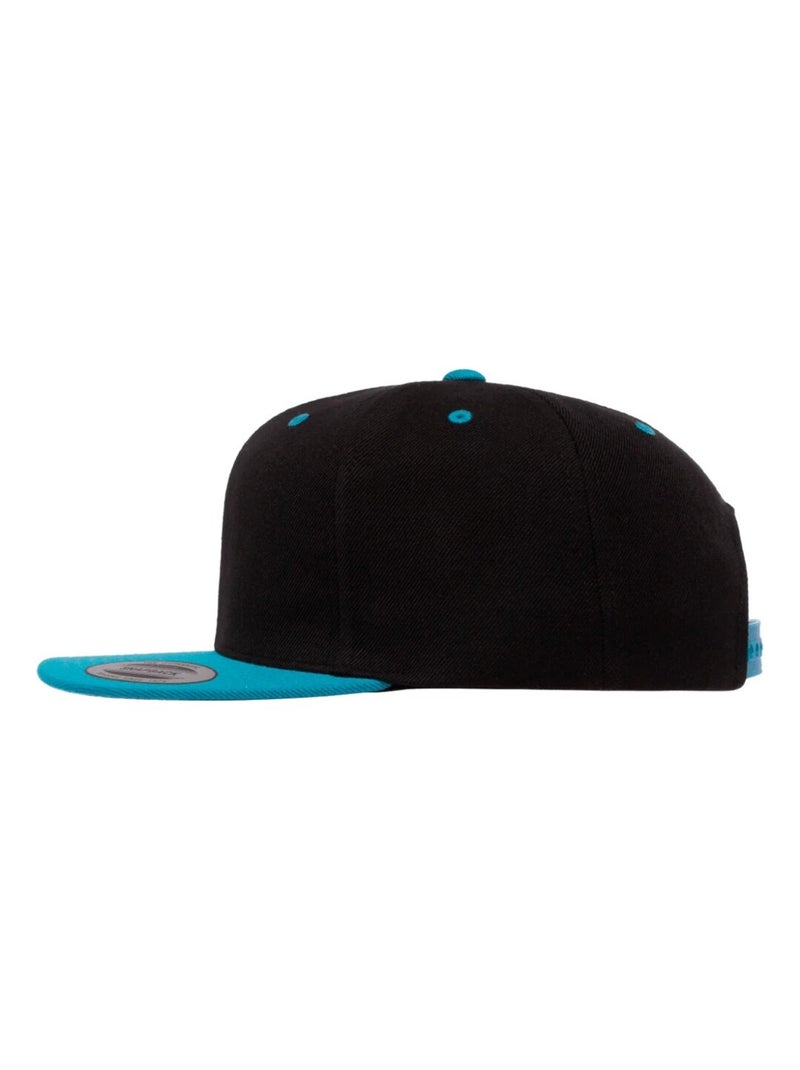 Flexfit - Casquette ajustable motif/style Deux Tons Noir Bleu - Kiabi