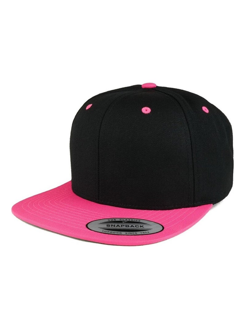 Flexfit - Casquette ajustable motif/style Deux Tons Noir - Kiabi
