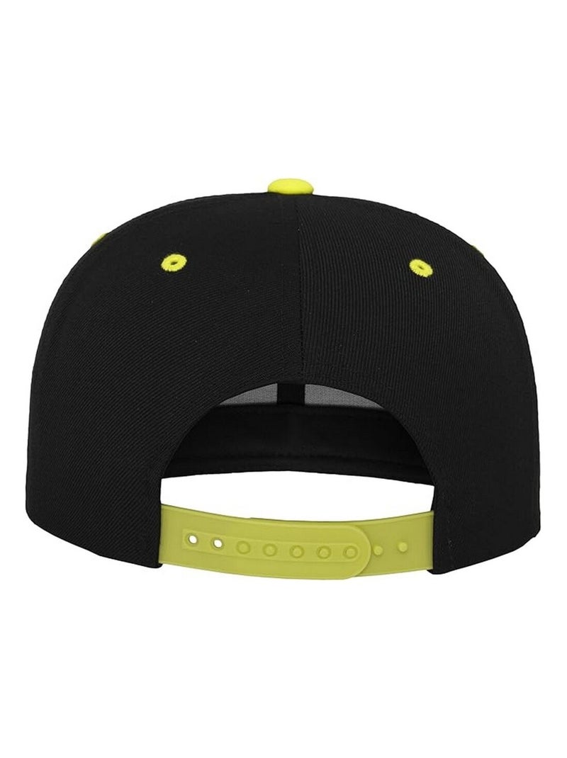 Flexfit - Casquette ajustable motif/style Deux Tons Noir Jaune Noir - Kiabi
