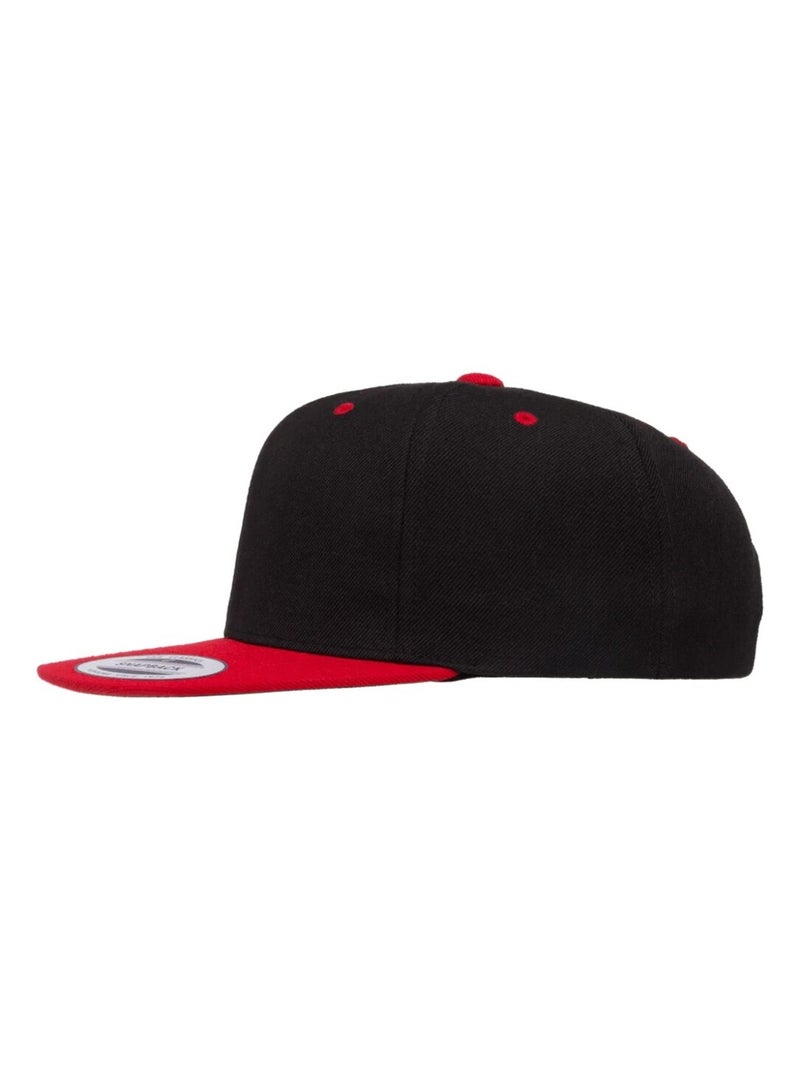 Flexfit - Casquette ajustable motif/style Deux Tons Noir Rouge - Kiabi