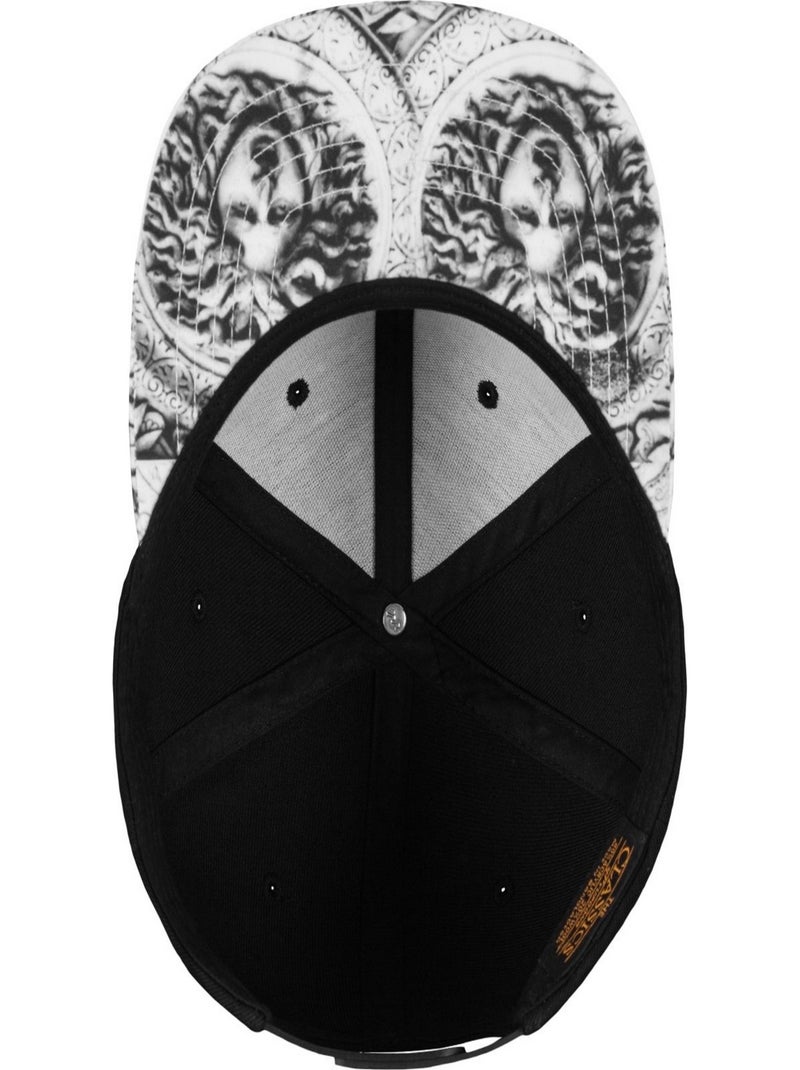 Flexfit - Casquette ajustable motif/style Roi soleil Noir Blanc - Kiabi