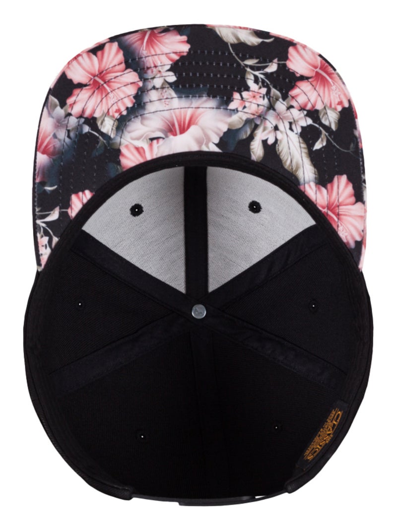 Flexfit - Casquette ajustable motif/style roses Noir Gris - Kiabi